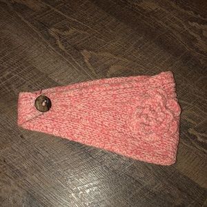 floral knit headband
